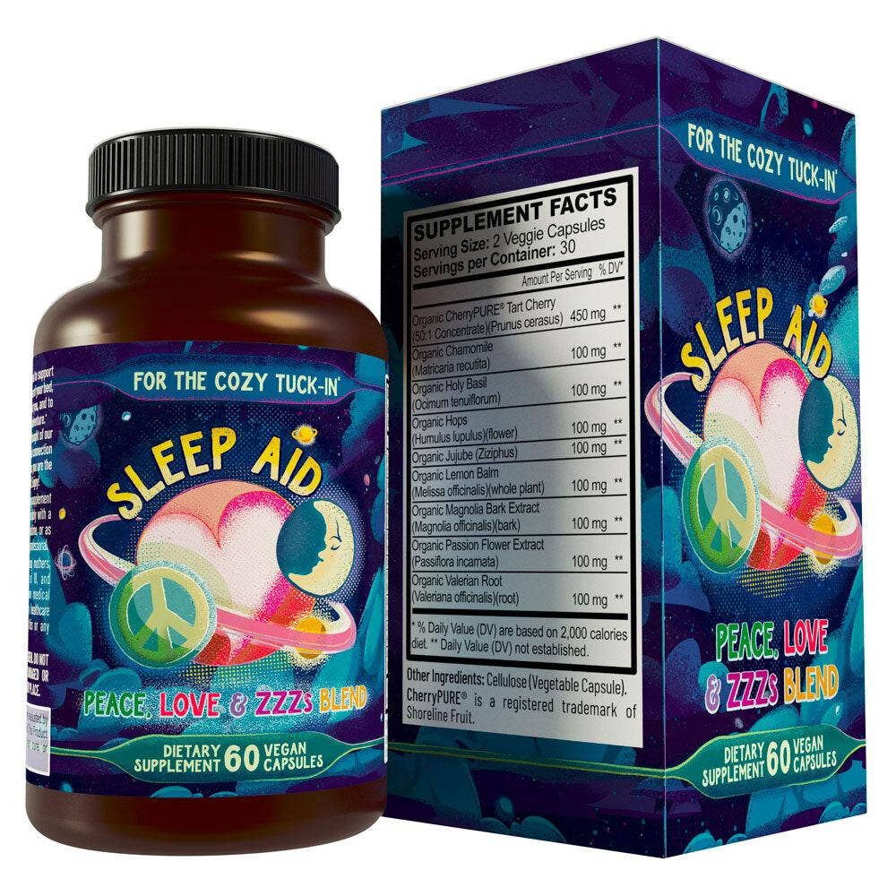All Natural Sleep Aid - Peace, Love, & ZZZ's | Cozy Tuck-In Formula