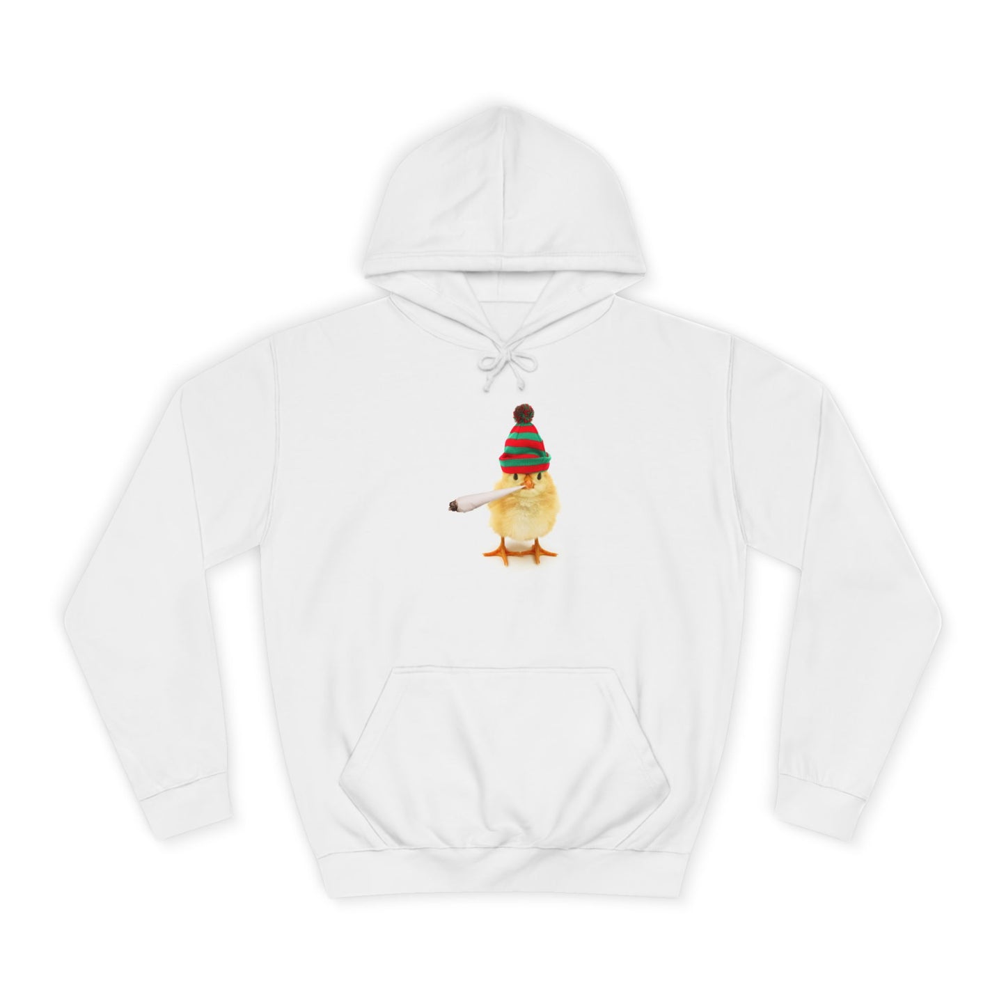 Chill Duckling Hoodie – Cute Duck with Beanie Graphic
