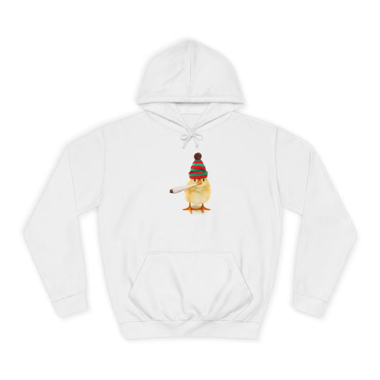 Chill Duckling Hoodie – Cute Duck with Beanie Graphic