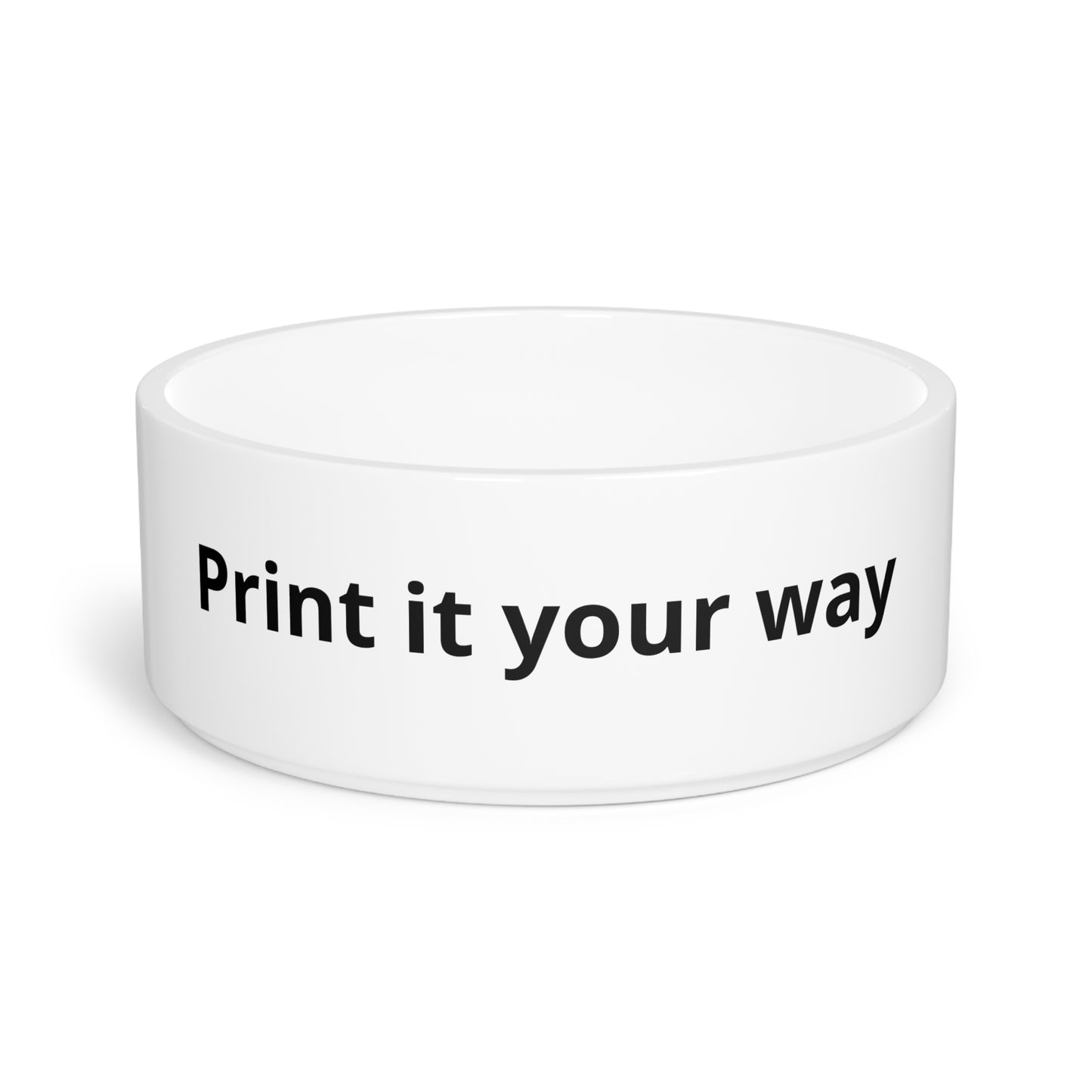 Customizable Pet Bowl — Personalized Dog & Cat Food Water Dish