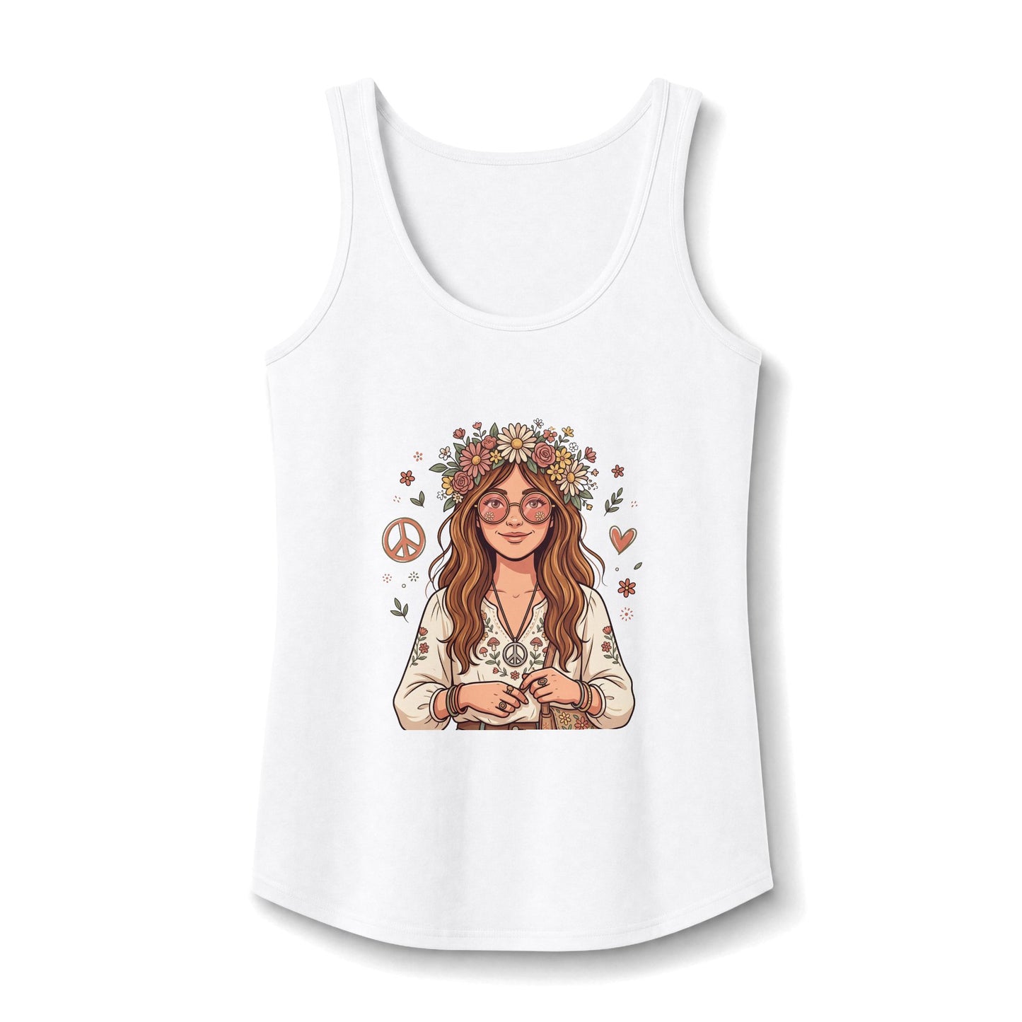 Hippie Girl Women's Core Cotton Tank Top
