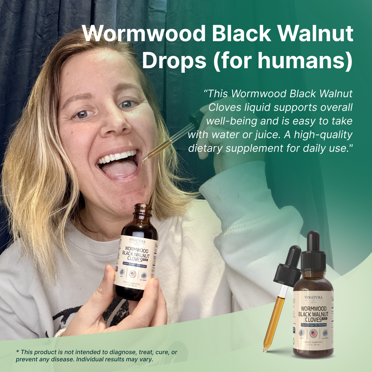 Wormwood Black Walnut Cloves Liquid