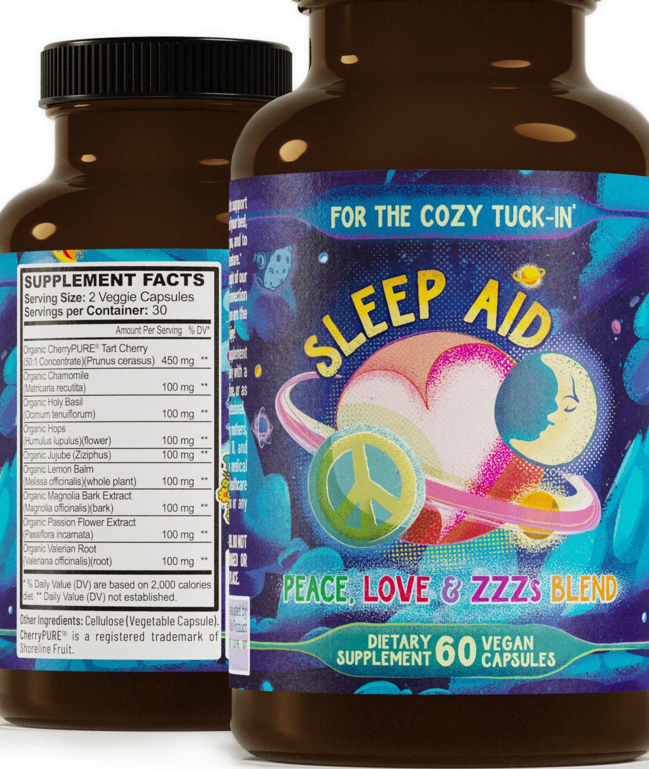 All Natural Sleep Aid - Peace, Love, & ZZZ's | Cozy Tuck-In Formula