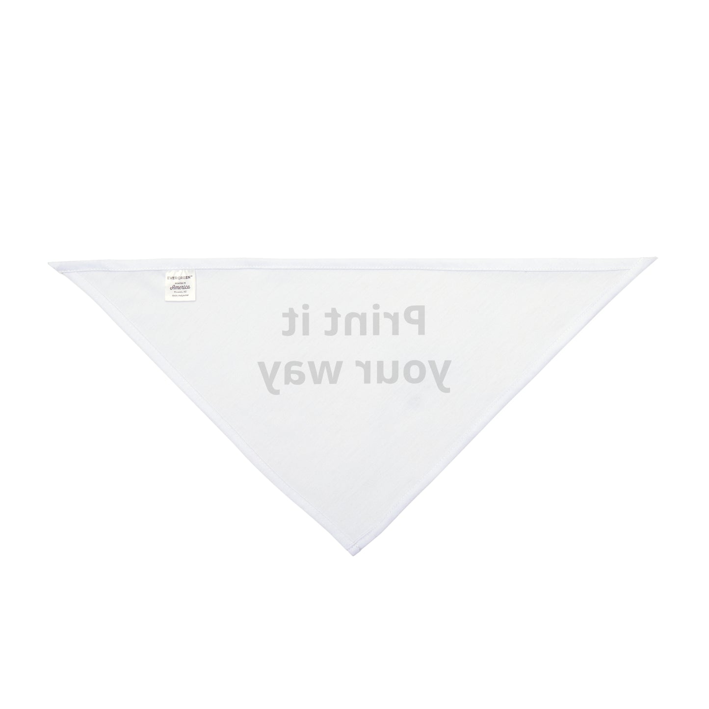 Customizable Pet Bandana — "Print it your way" Personalized Dog & Cat Accessory