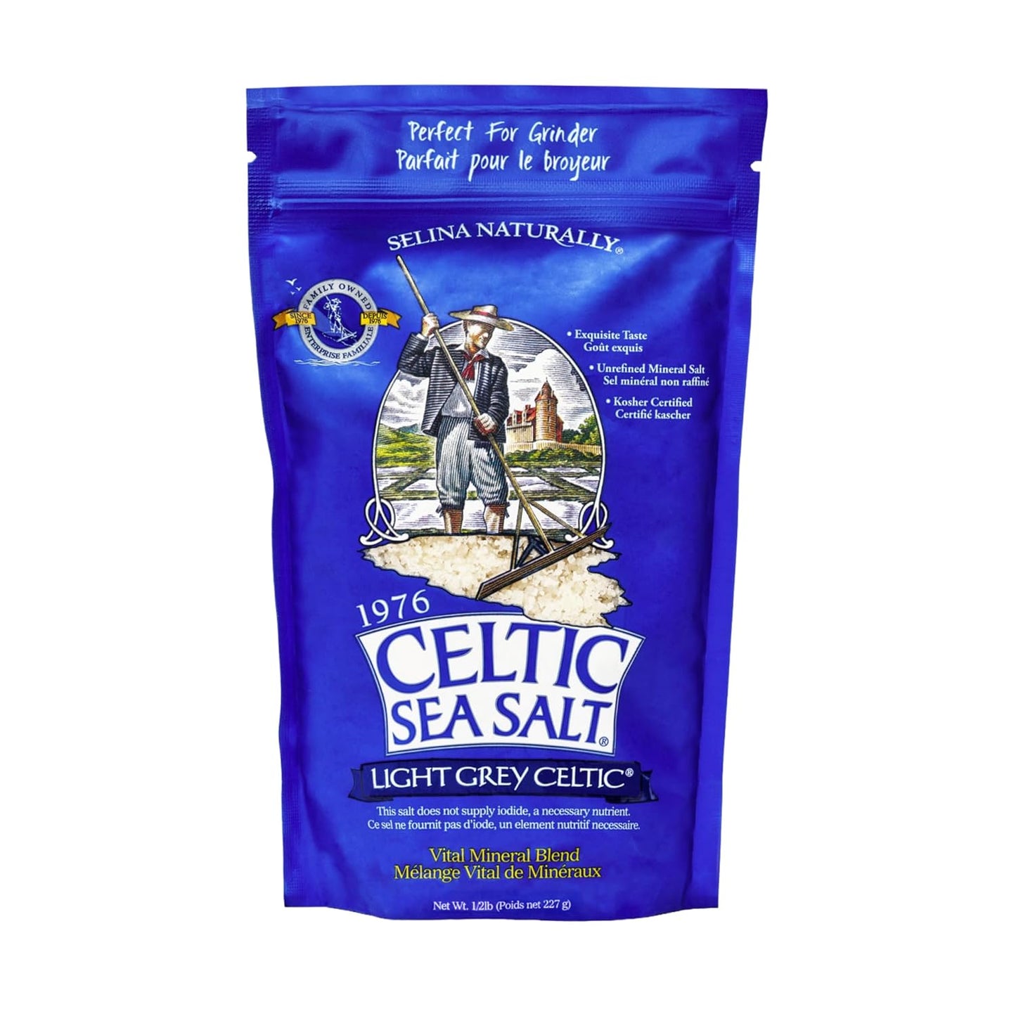 Celtic Sea Salt Light Grey Coarse, Unrefined Mineral Salt (VARIETY OF SIZES)