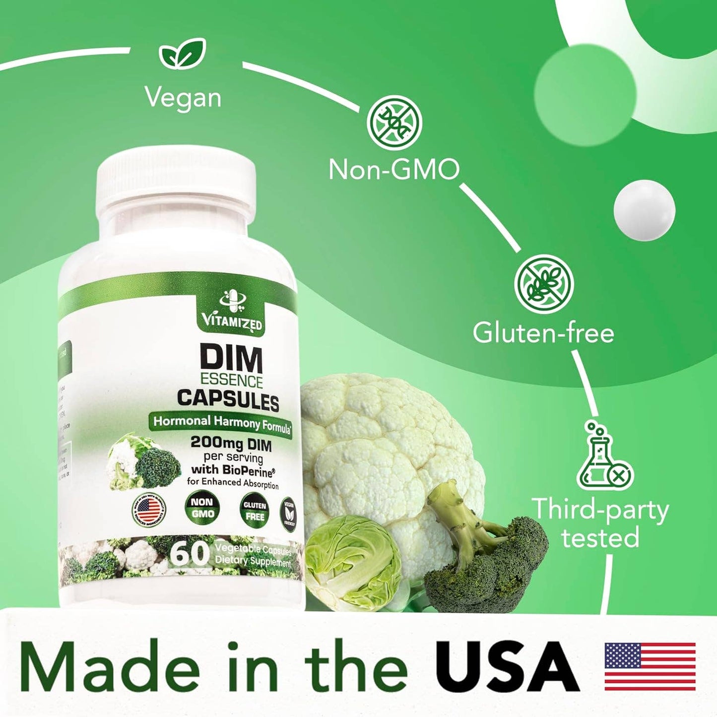 Dim Estrogen Supplement, for Hormone Harmony & Skin Health