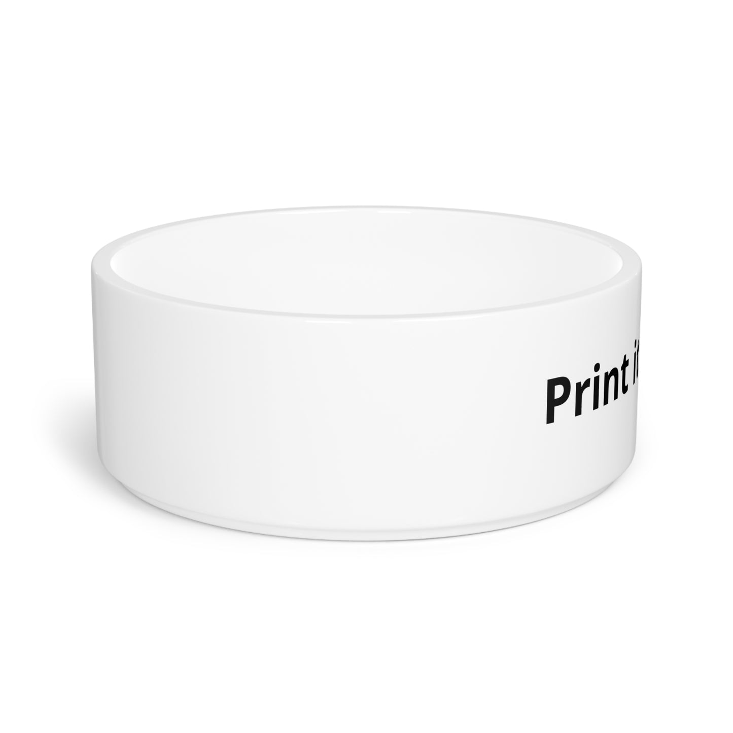 Customizable Pet Bowl — Personalized Dog & Cat Food Water Dish