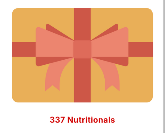 337 Nutritionals Gift Card