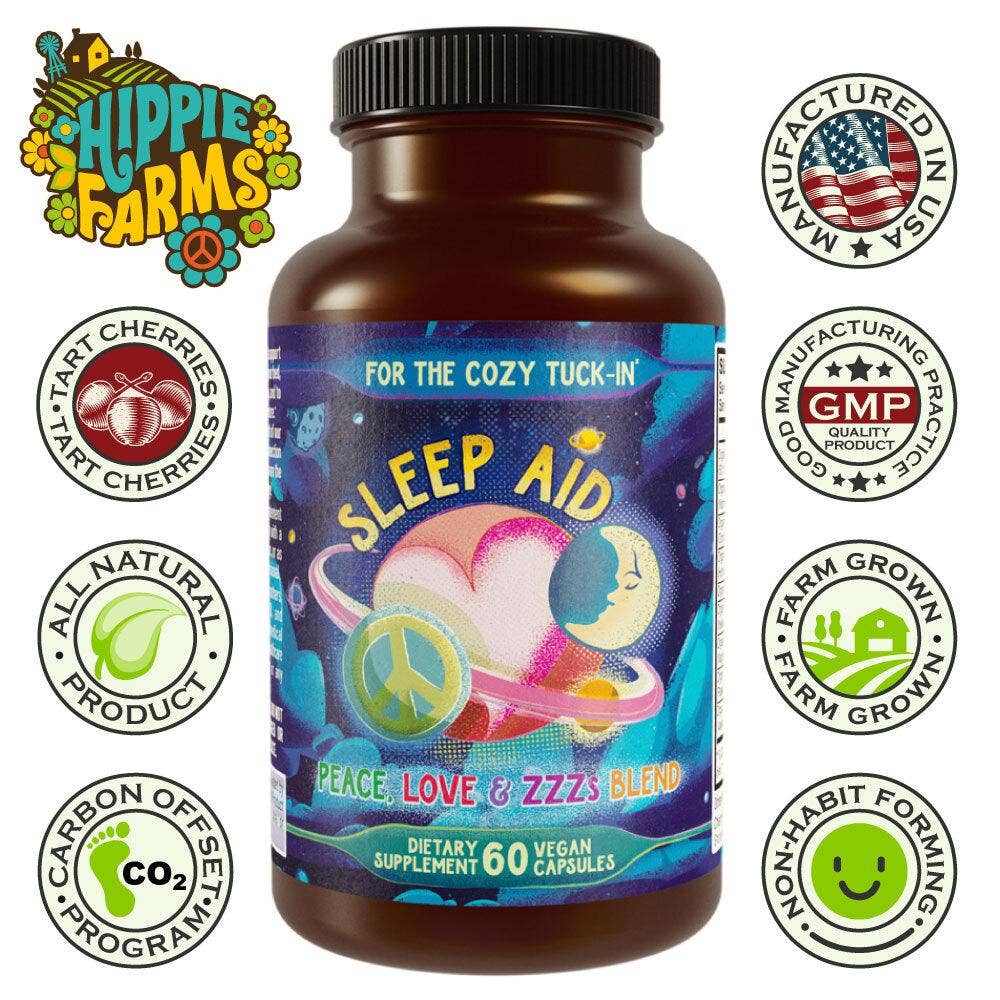 All Natural Sleep Aid - Peace, Love, & ZZZ's | Cozy Tuck-In Formula