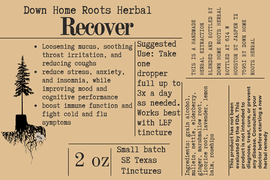 Recover tincture